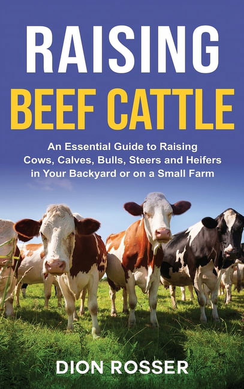 Raising Beef Cattle: An Essential Guide to Raising Cows, Calves, Bulls, Steers and Heifers in Your Backyard or on a Small Farm (Hardcover) - image 1 of 1