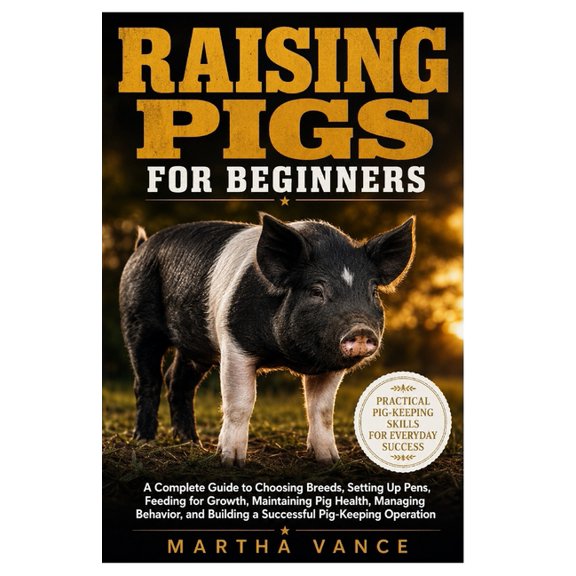 Raising Pigs for Beginners: A Complete Guide to Choosing Breeds, Setting Up Pens, Feeding For Growth, Maintaining Pig He, (Paperback)
