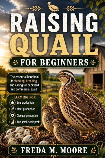Raising Quail for Beginners: The essential handbook for feeding, breeding, and caring for backyard and commercial quail, (Paperback)