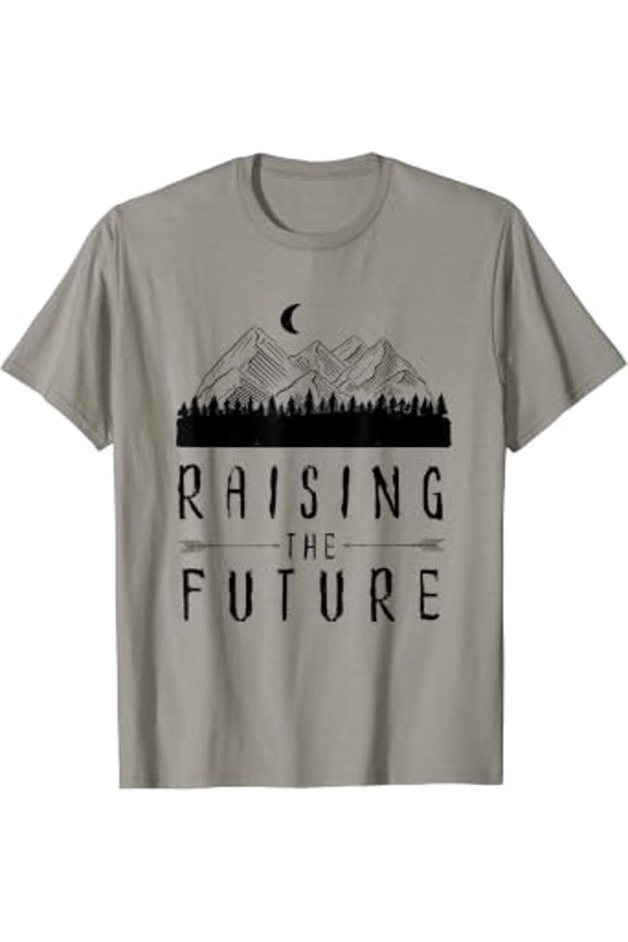 Raising The Future Graphics Handwritten Style T-Shirt All Size S-5XL