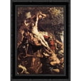 thumbnail image 1 of Raising of the Cross [detail: 1] 19x24 Black Ornate Wood Framed Canvas Art by Rubens, Peter Paul, 1 of 2