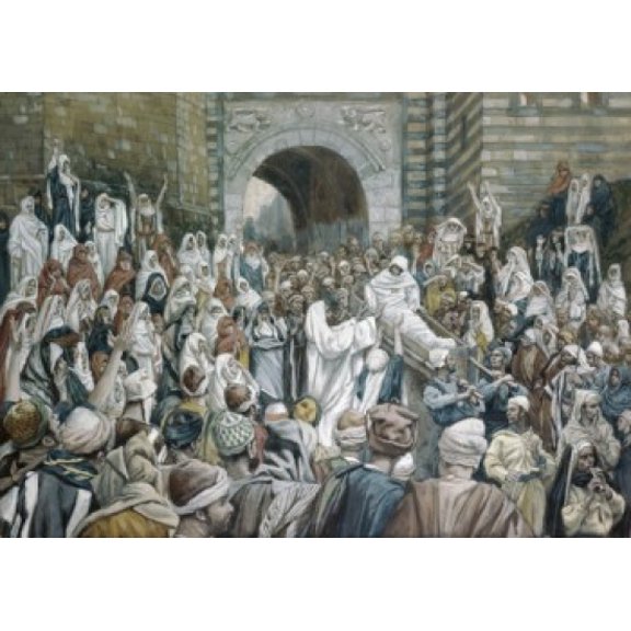 Raising of the Widows Son James Tissot (1836-1902French) Canvas Art - James Tissot (18 x 24)