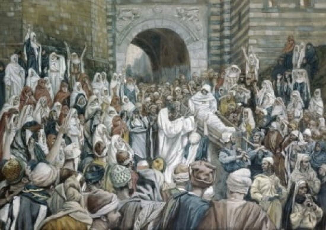 Raising of the Widows Son James Tissot (1836-1902French) Canvas Art - James Tissot (24 x 36)