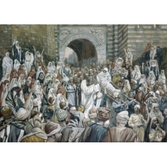 Raising of the Widows Son James Tissot (1836-1902French) Canvas Art - James Tissot (24 x 36)