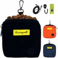 thumbnail image 1 of Raisingwell Dog Treat Pouch for Pet Walking and Training with Clicker Poop Bags Small Fanny Zipper Pack Holder for Puppy Snack Dispenser Kit for Leash and Outdoor Use (Black), 1 of 5