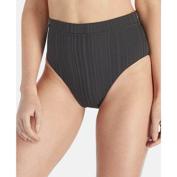 Raisins BLACK Juniors' Beach Cove High-Waist Bikini Swim Bottom, US Small