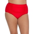 thumbnail image 1 of Raisins Curve Womens Plus Size Calina Solid Costa Bikini Bottom Style-G840061 Swimsuit, 1 of 2