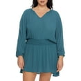thumbnail image 1 of Raisins Curve Womens Plus Size Maui Cover-Up Dress Style-H840096 Swimsuit, 1 of 2