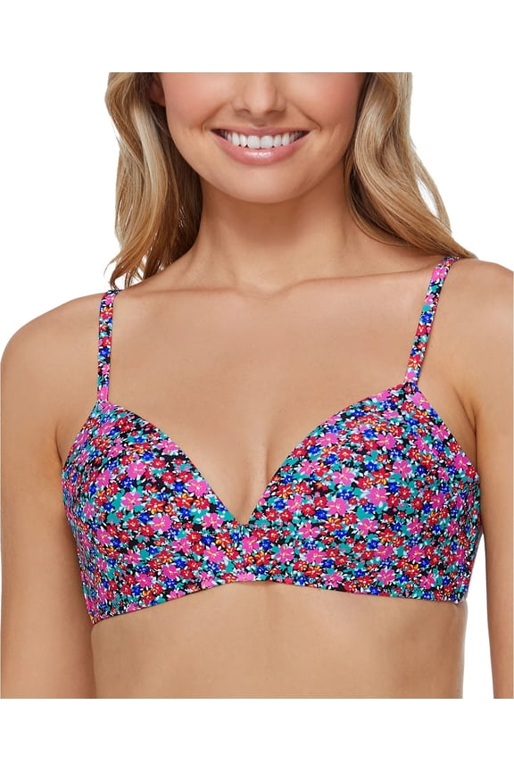 PINK Juniors' Sunshine Gypsy Newport Floral Bikini Swim Top, US Small