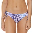 thumbnail image 1 of Raisins SHADOW Juniors' Printed Side-Tie Bikini Bottom, US Medium, 1 of 4