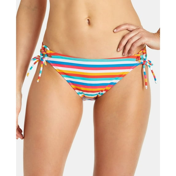 Raisins TAHITI STRIPE Juniors' Side-Tie Bikini Swim Bottom, US X-Large