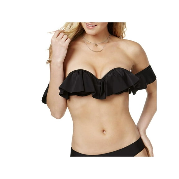 Raisins Womens Dharma Off-The-Shoulder Push Up Swim Top Separates