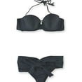 thumbnail image 1 of Raisins Womens Live It Up Hi Lo Sash 2 Piece Bikini, Black, Medium, 1 of 2