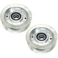 thumbnail image 1 of Raisman Idler Pulley Compatible with John Deere Models L110 L118 L120 L130 Parts GY22172 GY20067 (2-Pack), 1 of 1