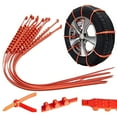 thumbnail image 1 of Raisman Pack of 20 Snow Tire Chains Anti-Skid Nylon Cable Tie for Mowers, Cars, Trucks, SUVs, 1 of 2