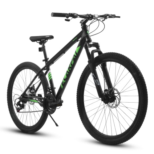 Raistyw 27 inch Mountain Bike 21 Speed, Aluminum Frame Bicycle for Women with Disc Brake, Suspension Fork, Black