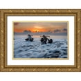 thumbnail image 1 of Raja, Pradeep 32x23 Gold Ornate Wood Framed with Double Matting Museum Art Print Titled - Collecting Seawater, 1 of 4