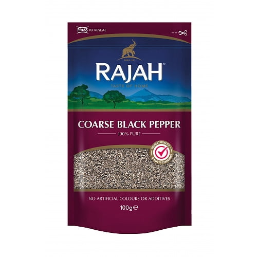 Rajah Coarse Black Pepper 100g  (pack of 10)