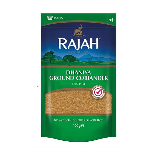 Rajah Dhaniya Ground Coriander 100g (pack of 10)