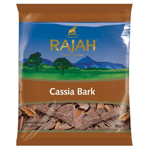 Rajah Spices Cinnamon Cassia Sticks 50g, British Import (Pack of 2)
