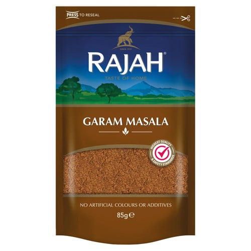 Rajah Spices Garam Masala Powder 85g, British Import (Pack of 2)