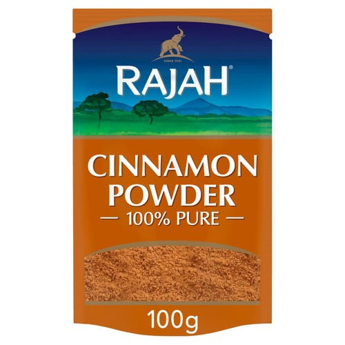 Rajah Spices Ground Cinnamon Powder 100g, British Import (Pack of 2)