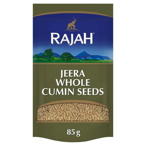 Rajah Spices Whole Cumin Jeera Seeds 85g, British Import (Pack of 2)