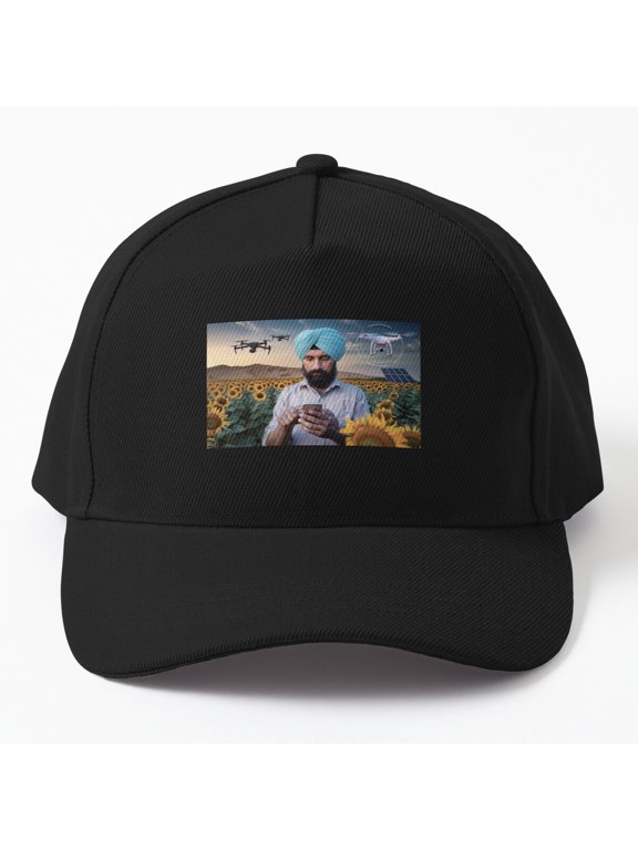 Rajasthani Farmer Baseball Hat, AgriTech Smart Farming Graphic Design, Classic Cap
