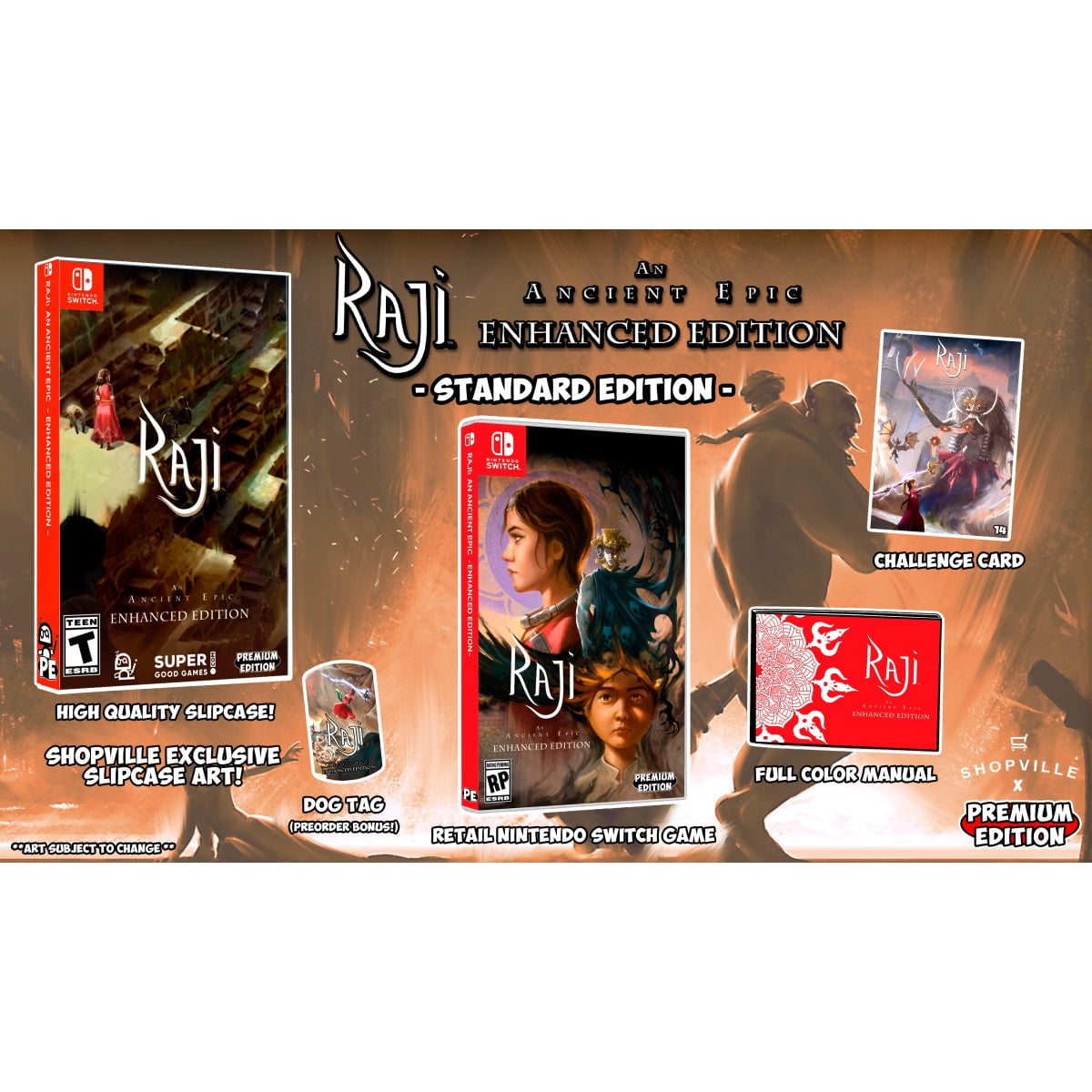 Raji: An Ancient Epic Enhanced - Shopville Exclusive [Nintendo Switch] [Limited to 1500 Copies!]