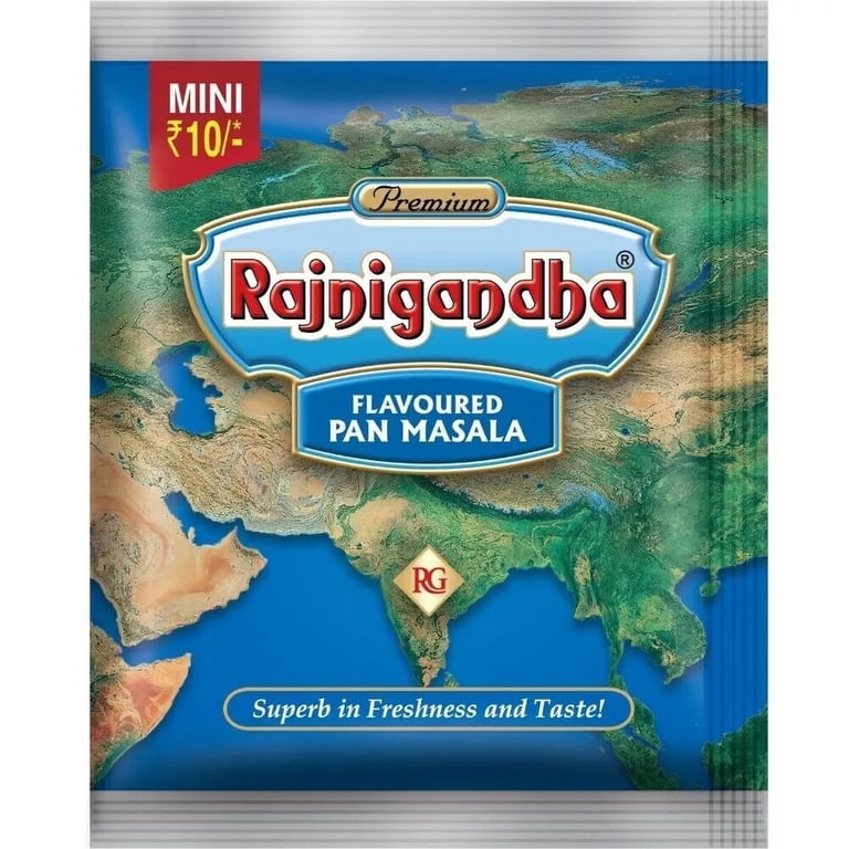 Rajnigandha Mini- Pan Masala | 104 Pouches with Box | 2.2 gm Each | Free  Postage
