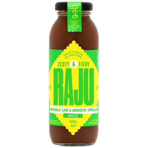Raju Pickled Lime & Birdseye Chilli Sauce 280g, British Import (Pack of 2)
