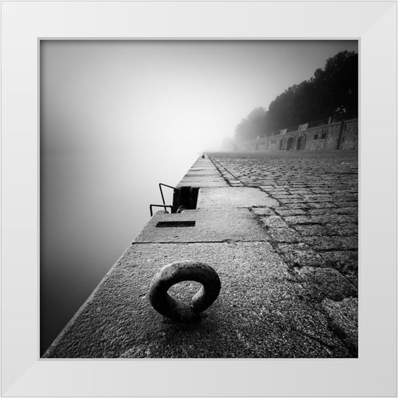 Rak, Martin 12x12 White Modern Wood Framed Museum Art Print Titled - Riverbank