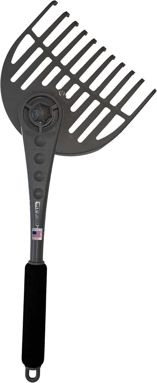 Rake-Away Ergonomic and Multidirectional Adjustable Hand Rake - Rake ...