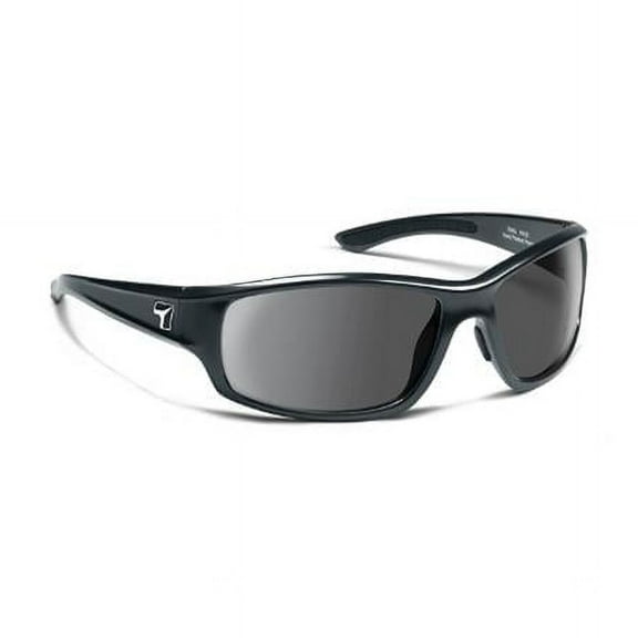 Rake Sharp View Clear Lens Sunglasses- Charcoal - Medium & Extra Large