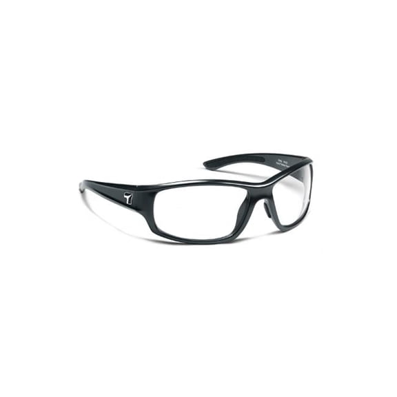 Rake Sharp View Clear Sunglasses- Charcoal - Medium & Extra Large