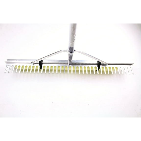 Super Long / Wide Lake Weed, Beach & Landscaping Rake - 36 inch Wide Head with Long Handle (11 Foot Handle)