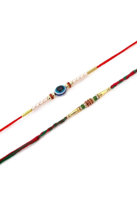 Rakhi Indian Rakhi for Raksha Bandhan Festival, Rakhi Thread, Rakhi for Brother,Fancy Rakhee Rakhi Bracelet for Brother - design-3