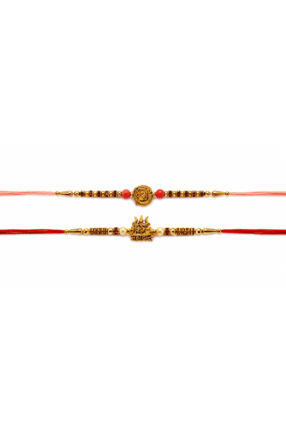 Rakhi Indian Rakhi for Raksha Bandhan Festival, Rakhi Thread, Rakhi for Brother,Fancy Rakhee Rakhi Bracelet for Brother - design-7