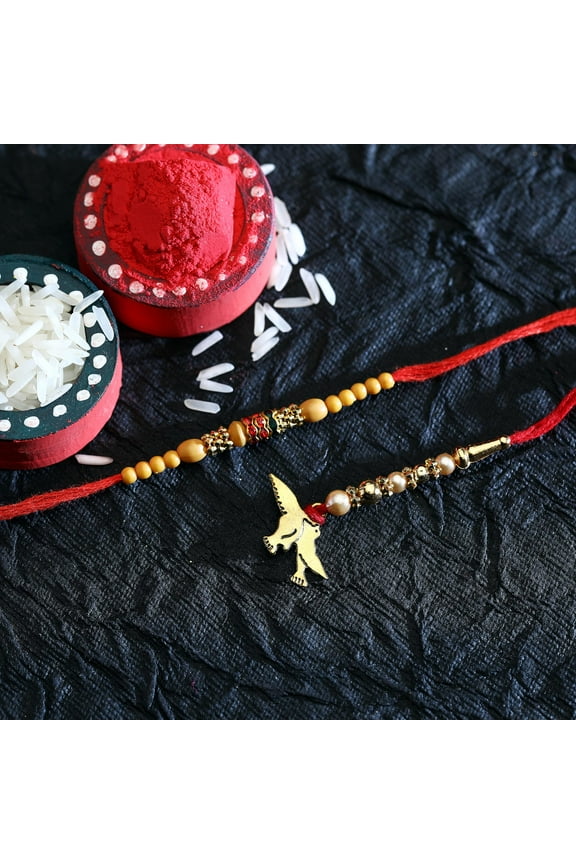 Rakhi Lumba set of 2 Rakhi for Brother and Bhabhi Bhaiya Bhai Rakhi Set of 2 Couple Pair Rakhi Dora Thread gift Pack for Raksha Bandhan gifts Rakhi Bracelet for Veera Brother Sister Festival Rakhi