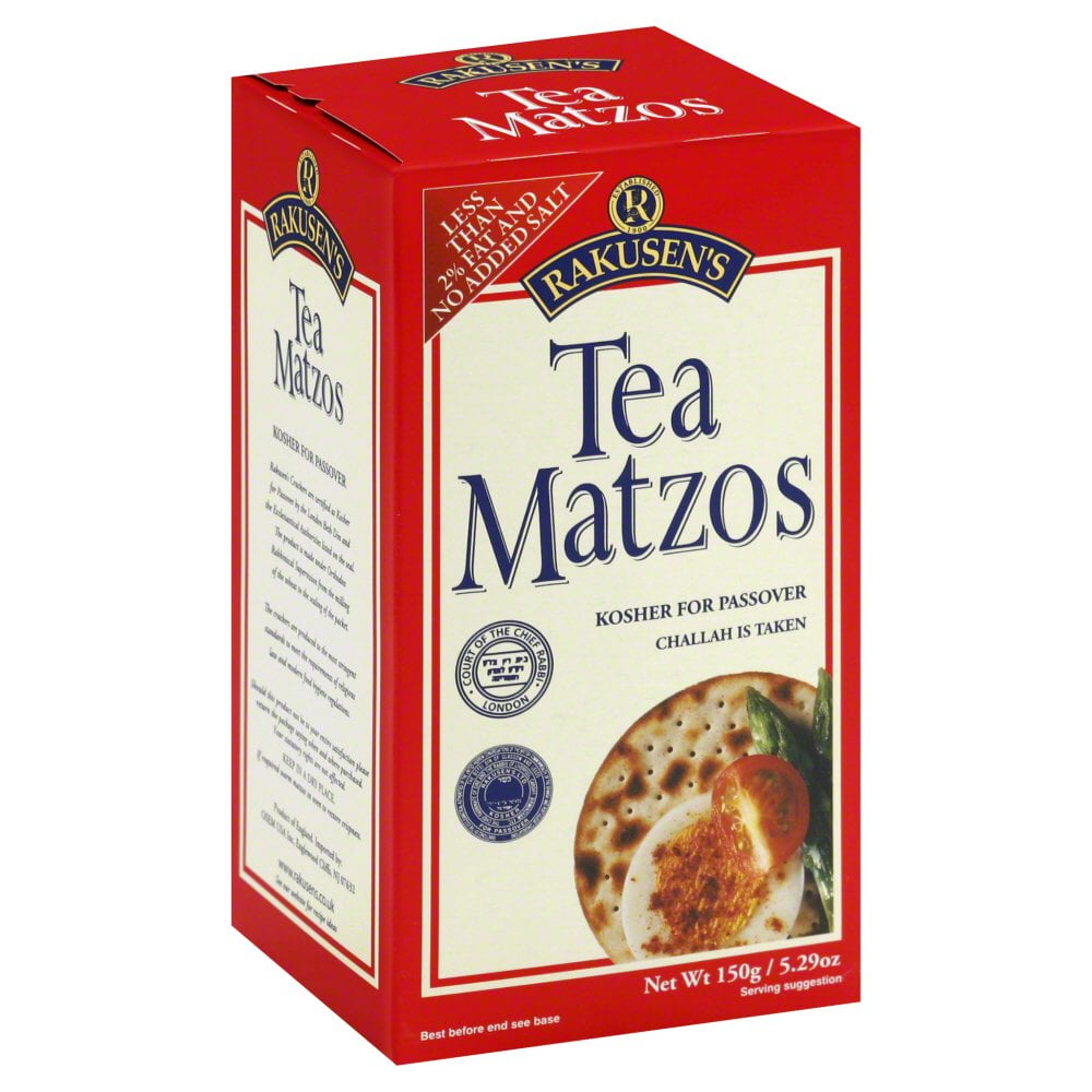 Rakusen's Kosher Tea Matzos, 5.29 Oz - Walmart.com