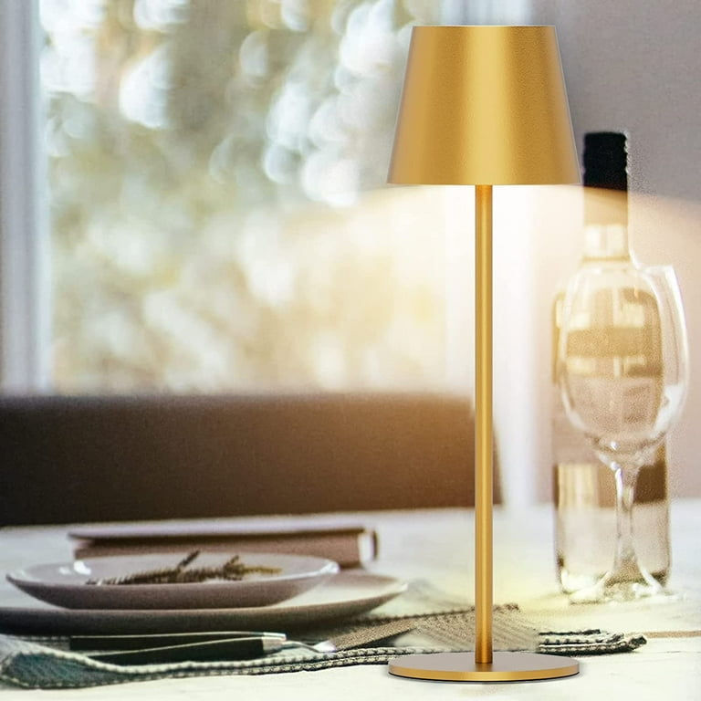 Gold battery lamp new arrivals