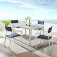 thumbnail image 1 of Raleigh 5 Piece Outdoor Patio Aluminum Dining Set-EEI-3796, 1 of 5