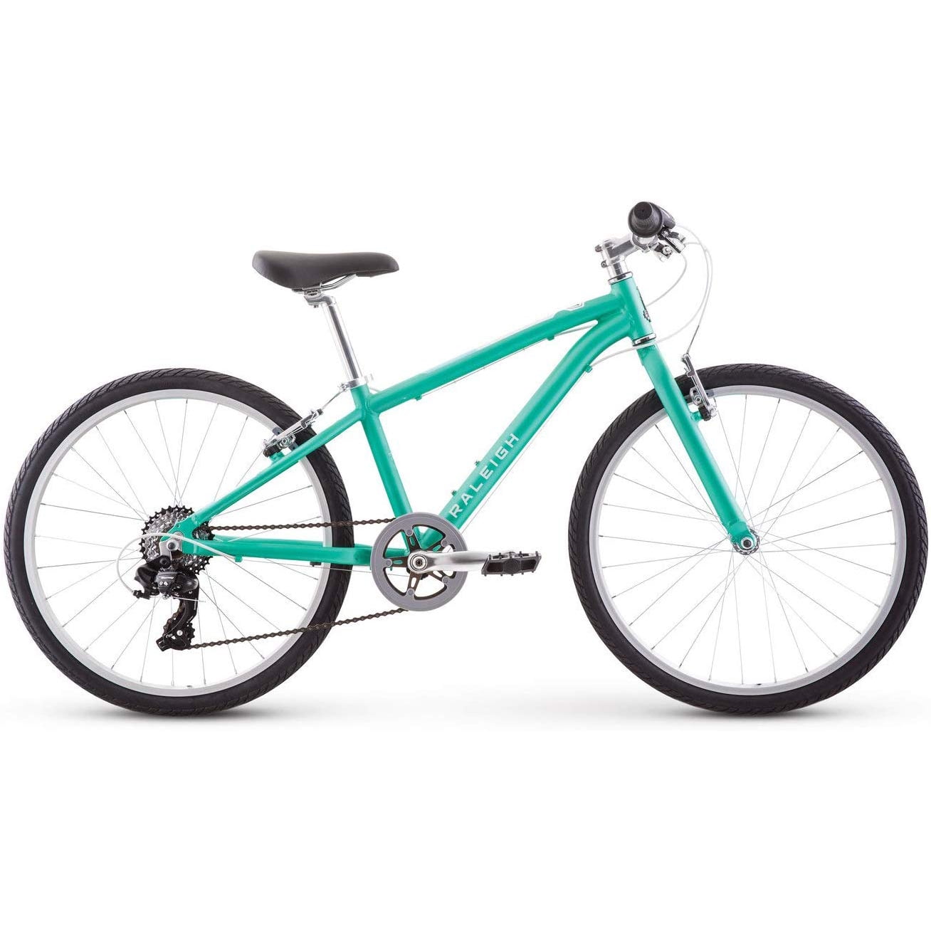 Raleigh Bicycle Alysa 24 In., Kids Flat Bar Road Bicycle for 8-12 Year Olds, Teal