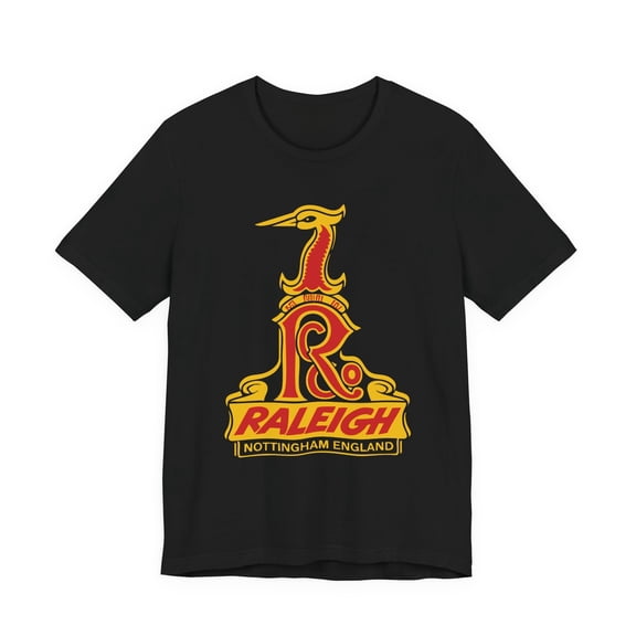 Raleigh British Bicycle Logo Unisex T-Shirt Black Navy S-5XL