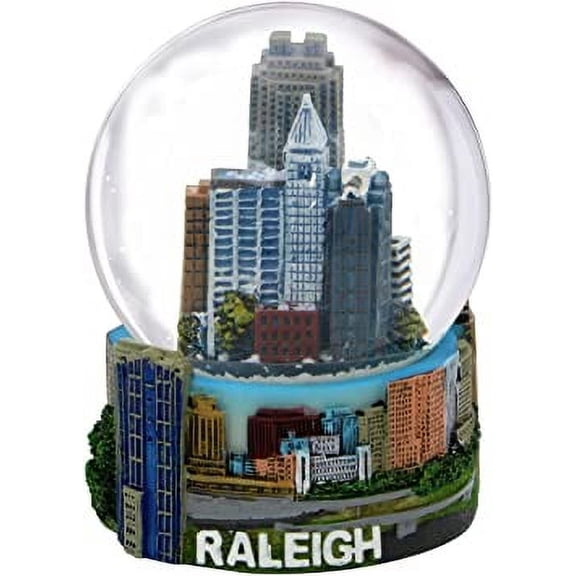 Raleigh North Carolina Snow Globe 3.5 Inches