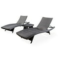 thumbnail image 1 of Raleigh Outdoor Wicker 3 Piece Chaise Lounge Set, Multibrown, 1 of 11