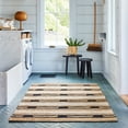thumbnail image 1 of Rugs USA Raleigh Striped Jute Area Rug, 7' 6" x 9' 6", Raleigh Natural, 1 of 7