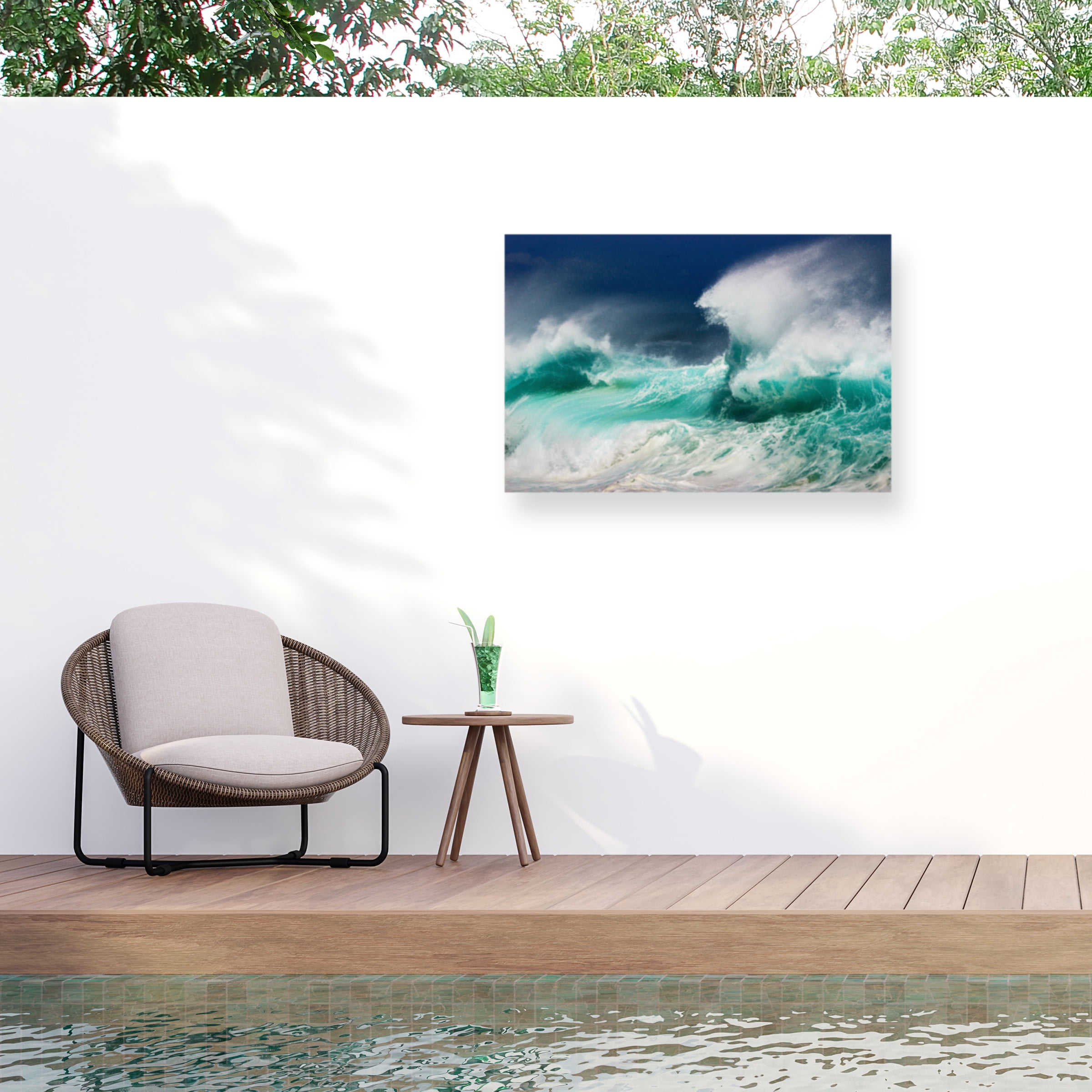 Ralf Prien 'Dead Mans Beach' Outdoor Canvas