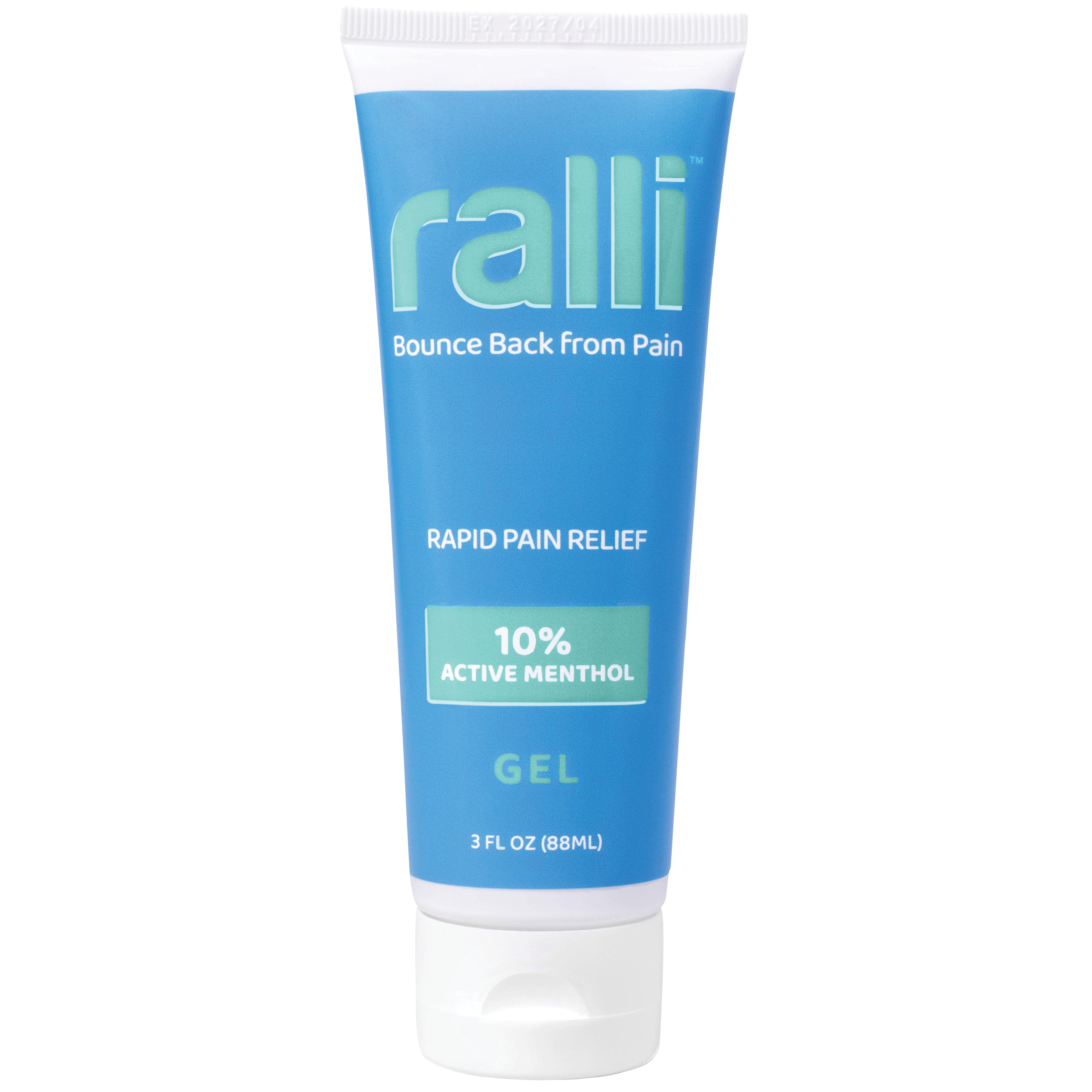 Ralli Rapid Pain Relief Gel for Muscle Aches, Joint Pain and Arthritis, 3oz