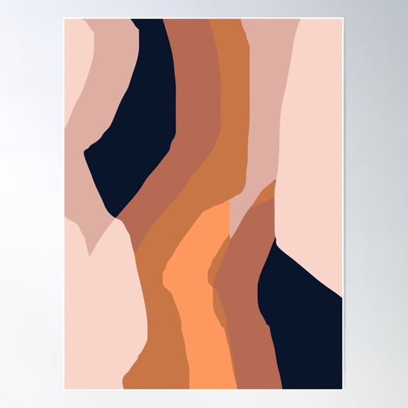 Rally Abstract Ba0D Poster Wall Art, Modern Wall Decor For Living Room Bedroom, 12x18 UNFRAMED